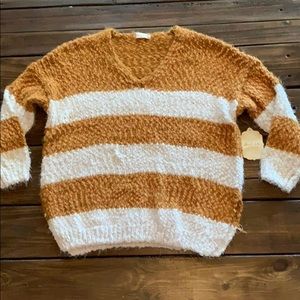 Mustard/Ivory Sweater